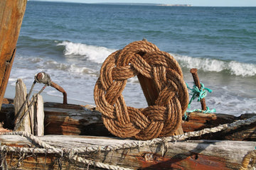 Manila Rope Sailor Knot Wreath