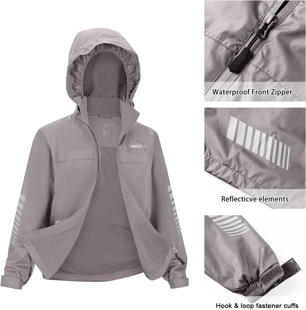 Kids Rain Gear Boys Girls Youth Rain Jacket and Pants