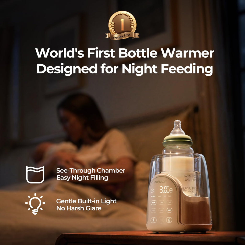 Bottle Warmer for Baby Breast Milk with Night Light
