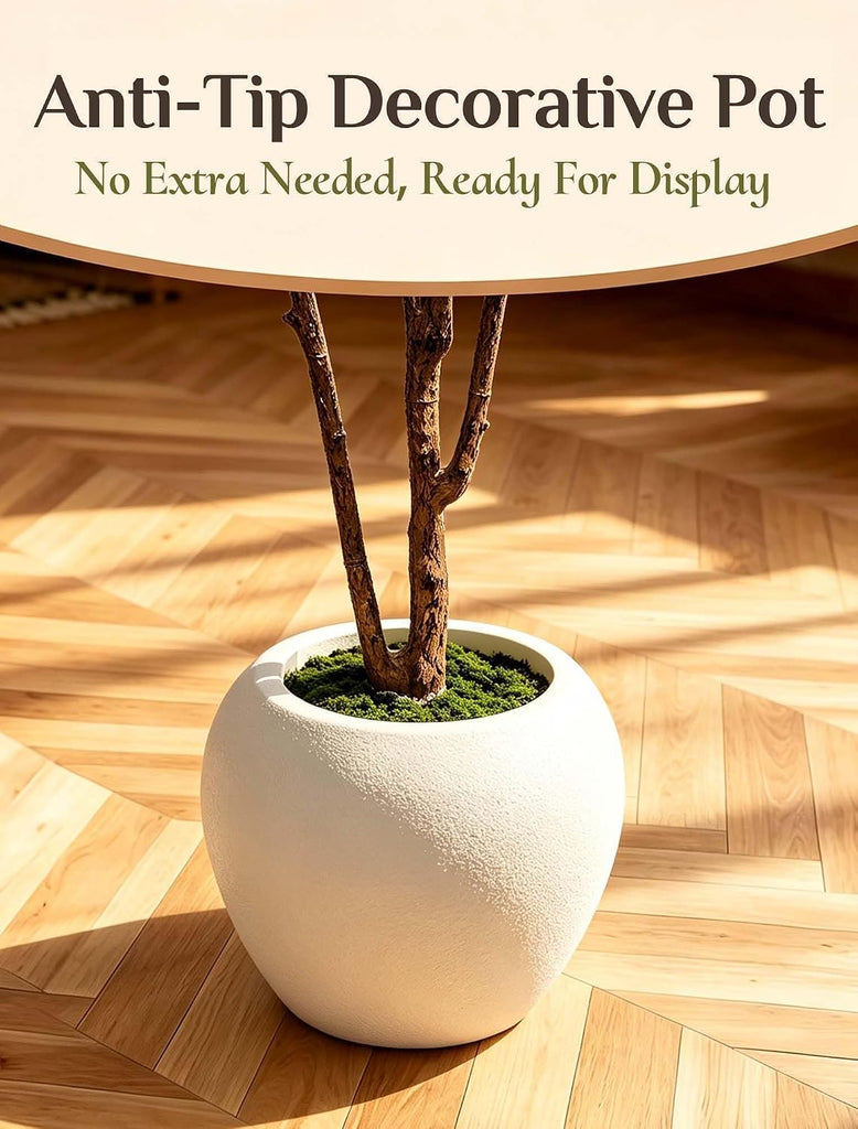 Olive Tree 7 ft with Large Pot: Tall Artificial Indoor Plants