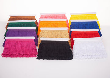 Sewing Fringe Trim Fringes 5 Yards for Clothing Accessories DIY Craft Latin Wedding Dress Lamp Shade Decoration (4
