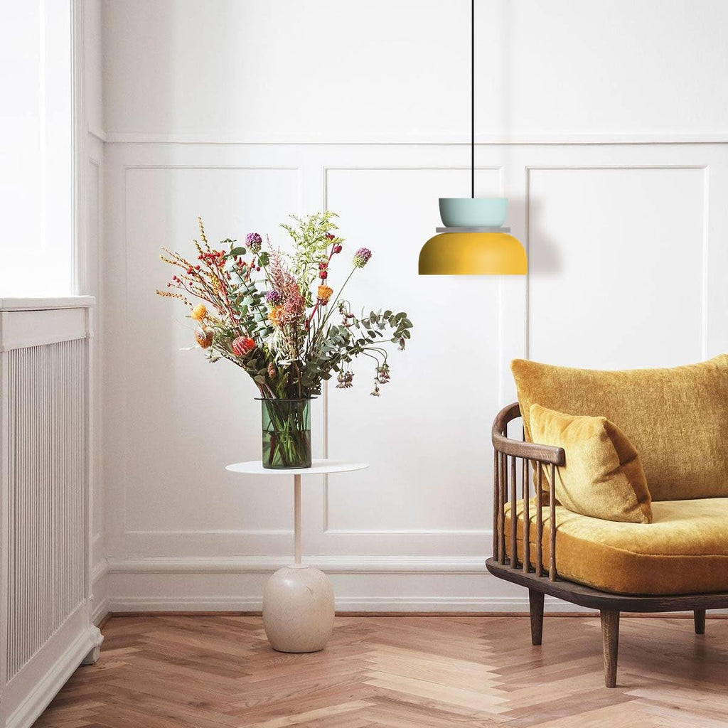Macaron Kitchen Island Pendant Light Boho Yellow Blue Lamp Shade Mid Century Modern Hanging Light Fixtures Nordic
