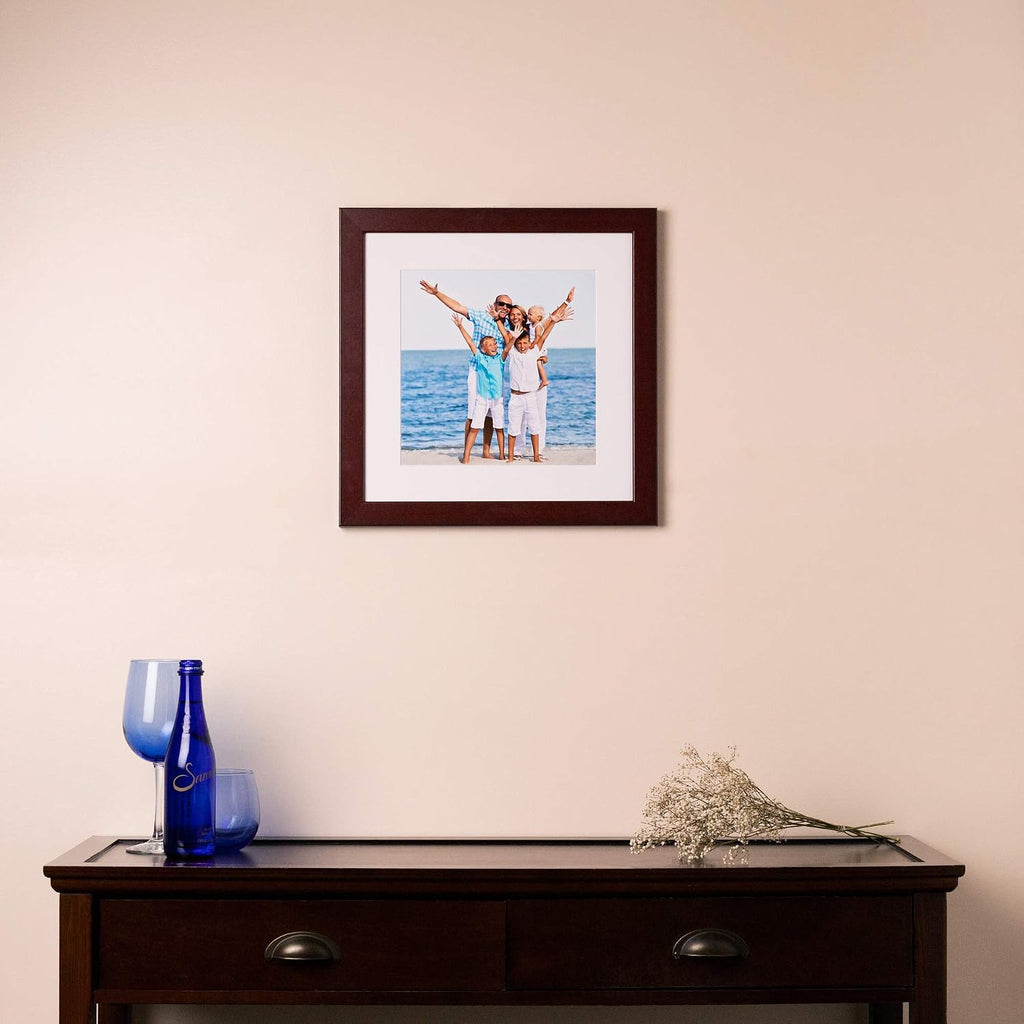 24x36 Inch Red Picture Frame, This 1.25" Custom Poster Frame is Cherry Style, for Your Art or Photos