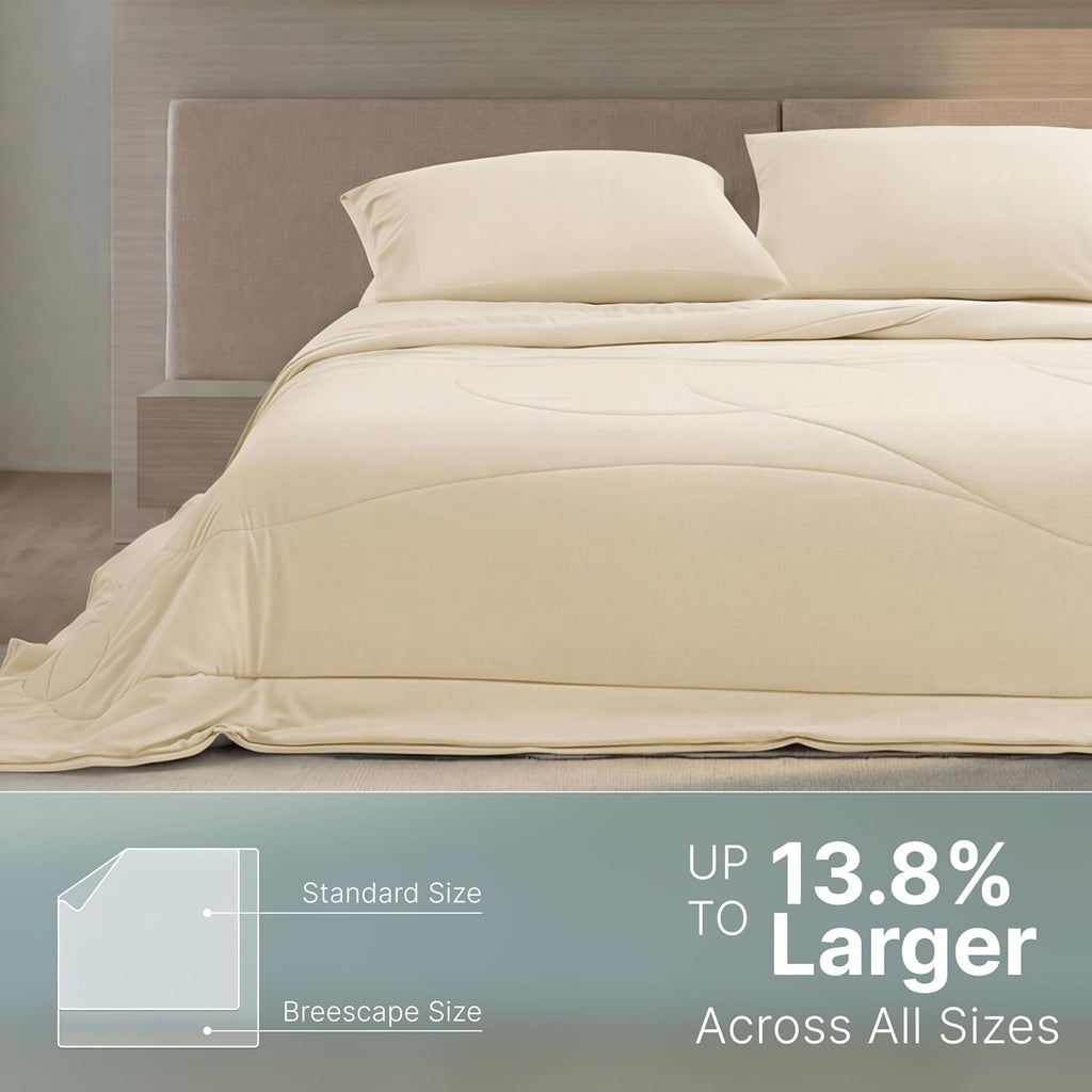 Cooling Comforter Blanket - BlendTek Q-Max>0.46 Tech, Cooling Blanket for Hot Sleepers & Night Sweats Relief