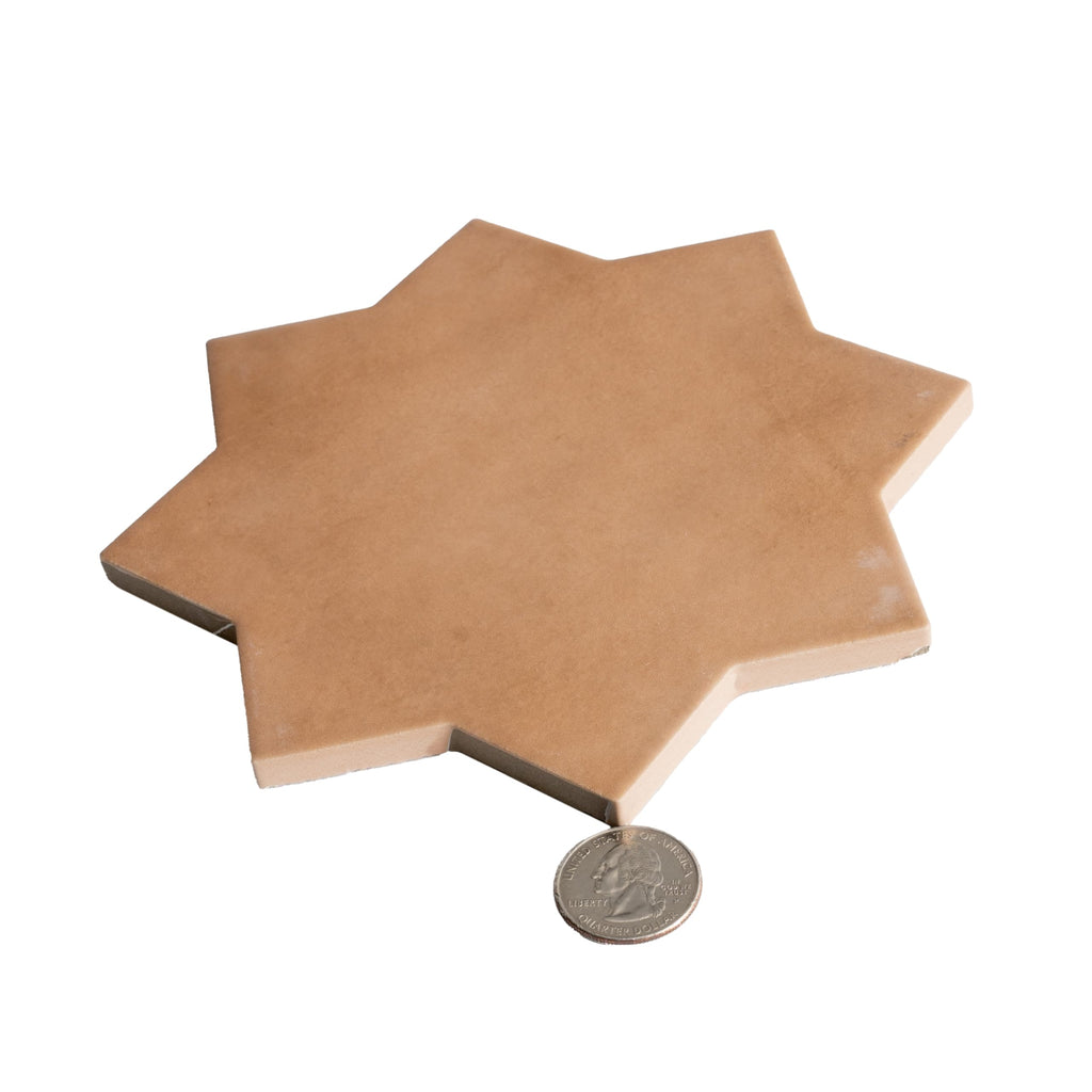 Star Porcelain Tile Terracotta 7x7 Matte 34-Pack