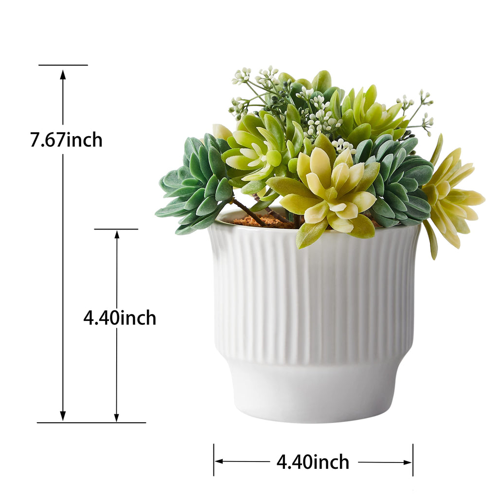 Artificial Succulent Plants, Faux Succulents Fake Plants Set of 2