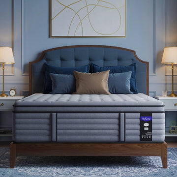 (Luxury Hotel) 18 Inch Hybrid King Size Mattress in a Box, Medium Firm | (2026 Upgraded) Reinforced Edge Support