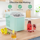 Ice Makers Countertop with Handle Ice Machine, Fast in 6 Mins, 26lbs in 24 Hours, Quiet Self-Cleaning, Compact Size