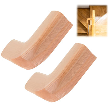 2 Pcs Red Oak Newel Post 7211 Quarter Turn for 6210 Profile