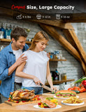 Plug-In Grill Air Fryer Oven Combo w/Sheath Heaters, Authentic Char Flavor, 2026 New Convection System, 2X More Even