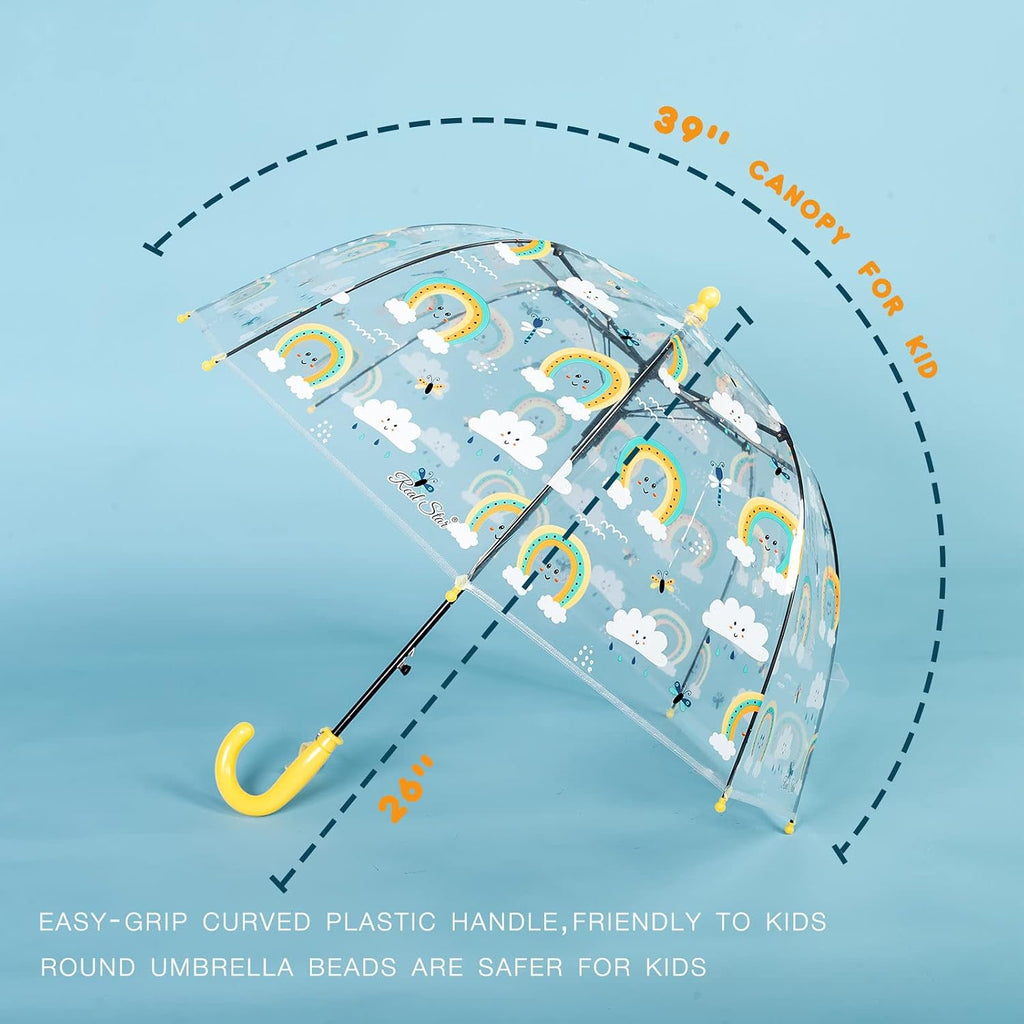 Kids Clear Umbrella, Bubble Dome for Rain