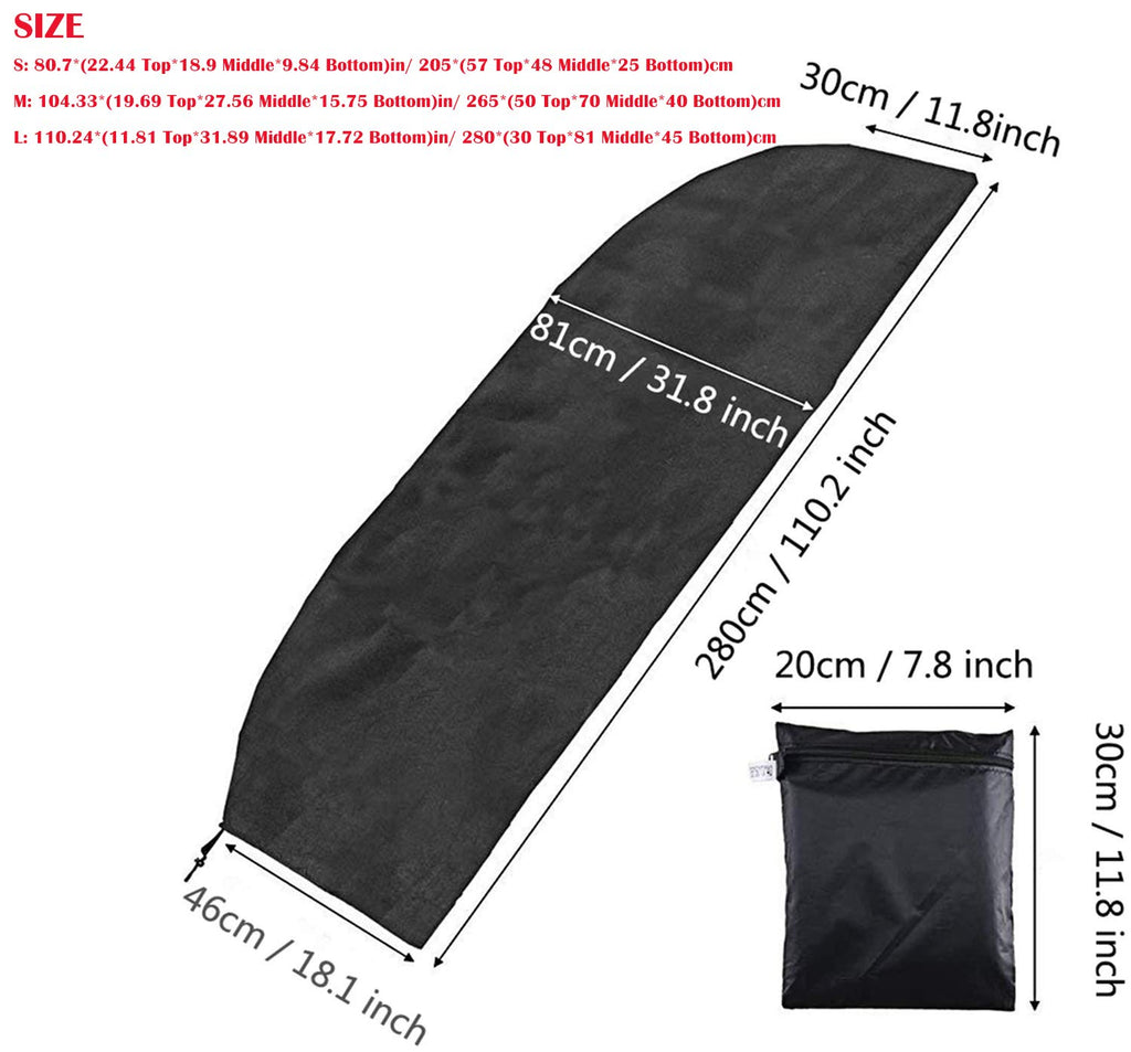 Patio Parasol Cover with Zipper Waterproof 210D Garden UV Resistant Cantilever Parasol for Outdoor Garden Beach