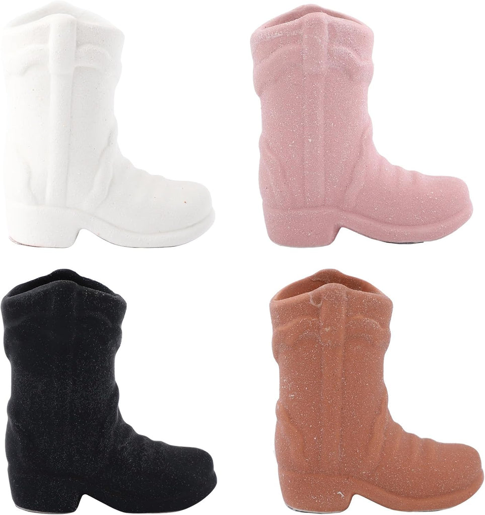 Ceramic Match Holder, Cute Boot Match Holder with Striker, Decorative Match Box, Small Match Jar Holder, Functional