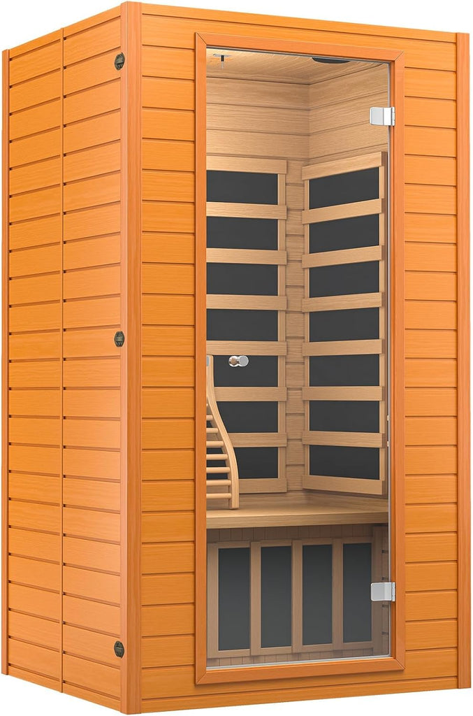 Infrared Sauna for Home, Near Zero EMF Home Saunas for up to 2 Person