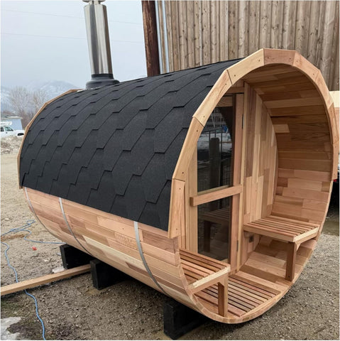 Smartmak Customized Outdoor Barrel Steam Sauna