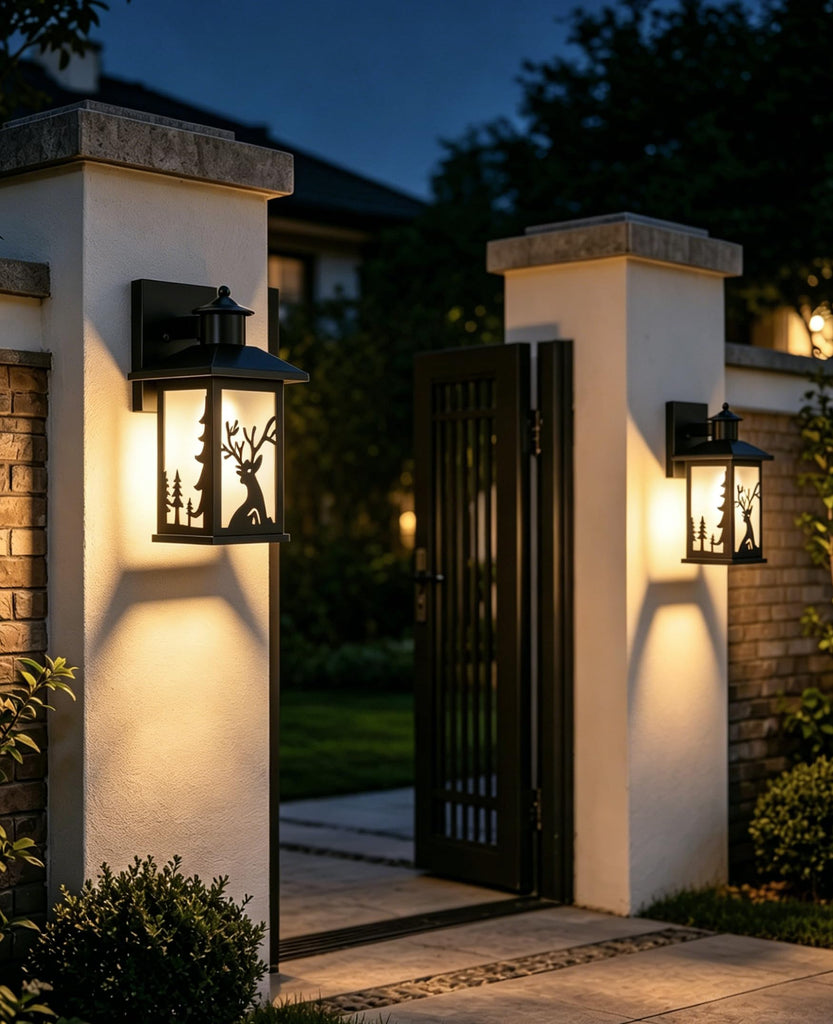 Rustic Porch Light, Outdoor Lights, Front Door, 2Pack