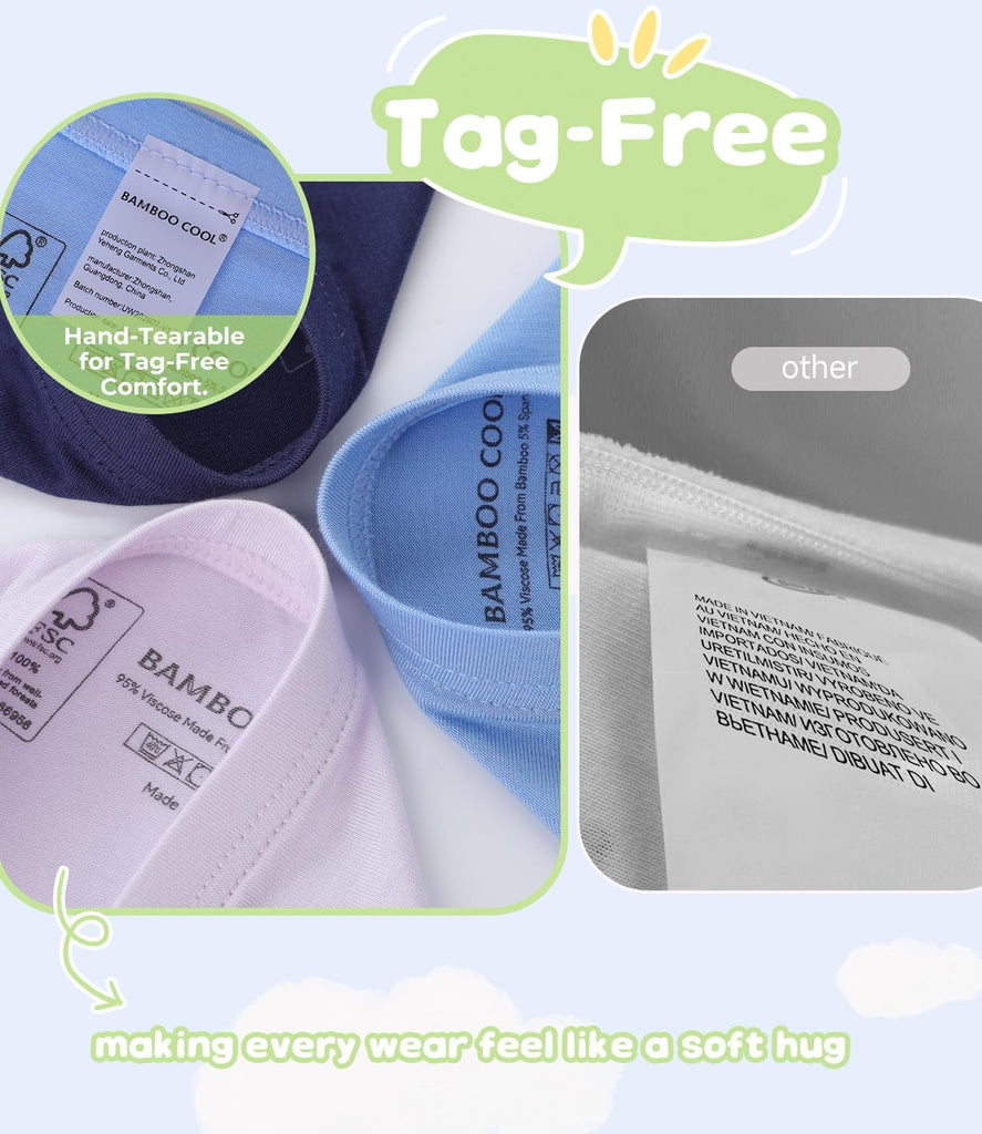 Girls Underwear Breathable 6 Kids Panties 6 Pack
