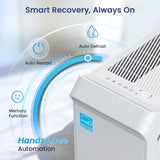 4,500 Sq.Ft Energy Star Most Efficient 2025 Dehumidifier, Max 80 Pint/D Dehumidifier for Basement with Drain Hose