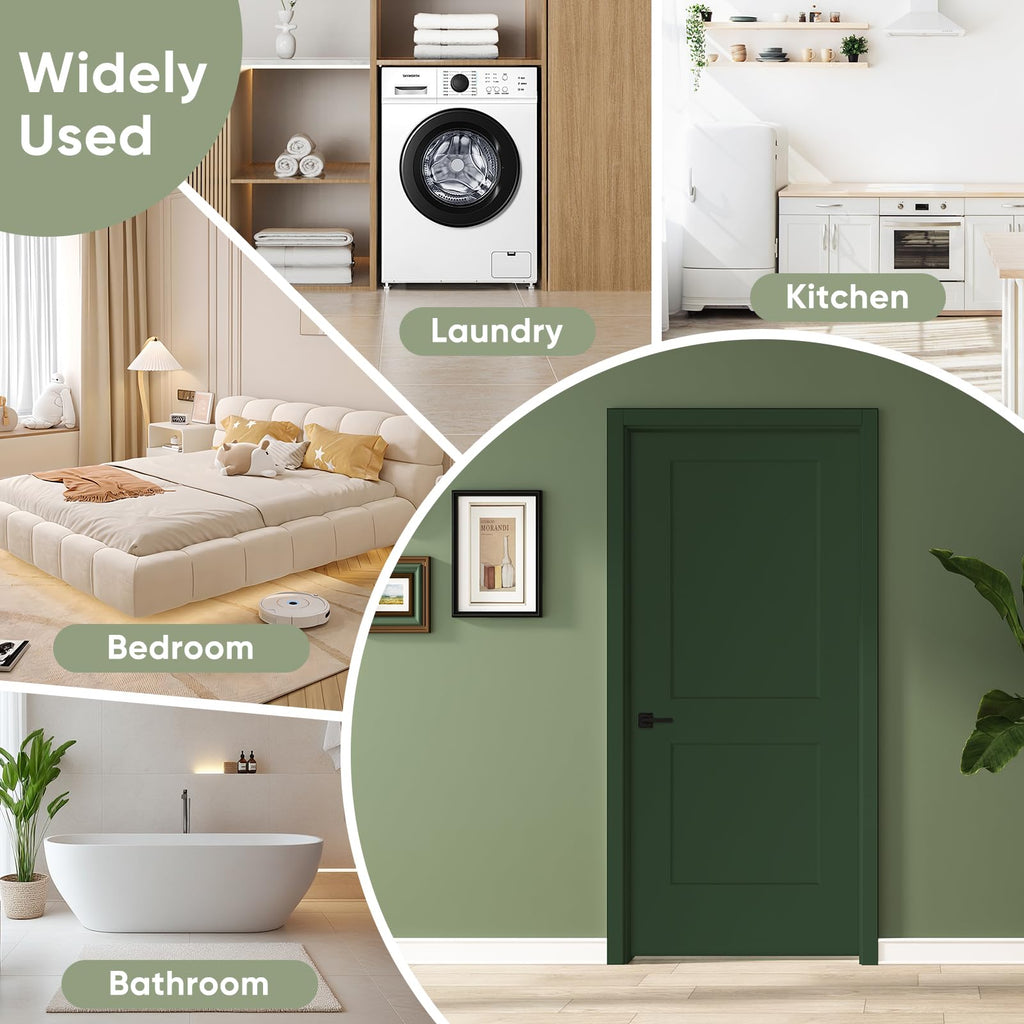 36x80 in 2-Panel White Primed Interior Door Panel