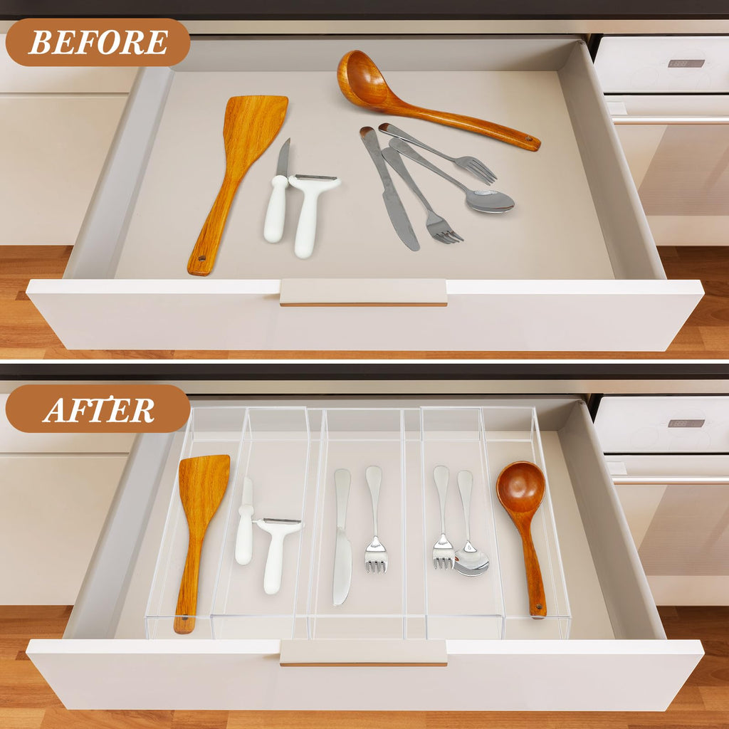 Expandable Drawer Organizer, 12 x 16 Inches, 3-5 Slots