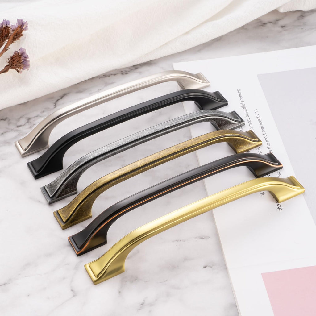 3 in Brushed Nickel Cabinet Pulls Arch Drawer Handles 10 Pack P2409