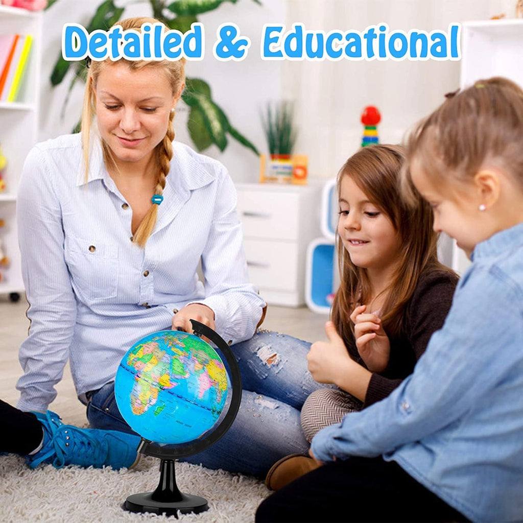 5.5" World Globe for Kids Learning