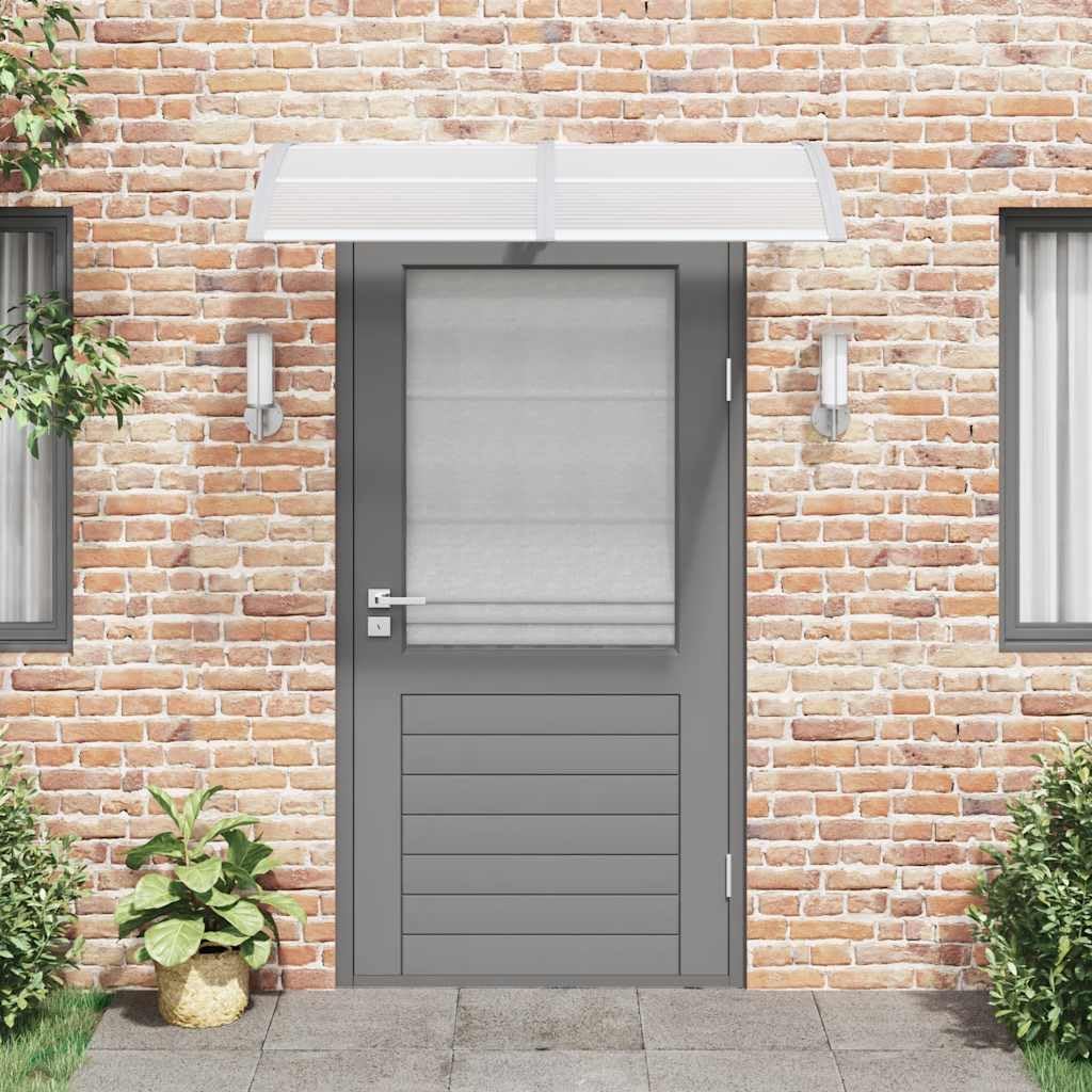 59.1 x 39.4 Inch Front Door Canopy, Outdoor Patio Porch Awning, Weather-Resistant Polycarbonate Shelter for Windows