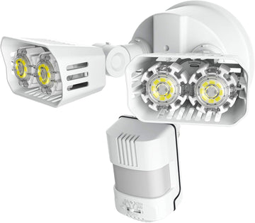 18W 1800LM LED Motion Sensor Outdoor Lights, Energy Saving Security Light, 200W Equiv. 5000K Dusk to Dawn Flood