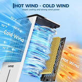 7L Evaporative Air Cooler with Remote Control, 3-IN-1 Portable Swamp CoolerHome Office Garage