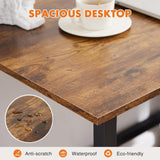 Computer Small Office Desk 40 Inch Student Study Writing Work with Headphone Hooks & Storage Bag Modern Simple PC Home