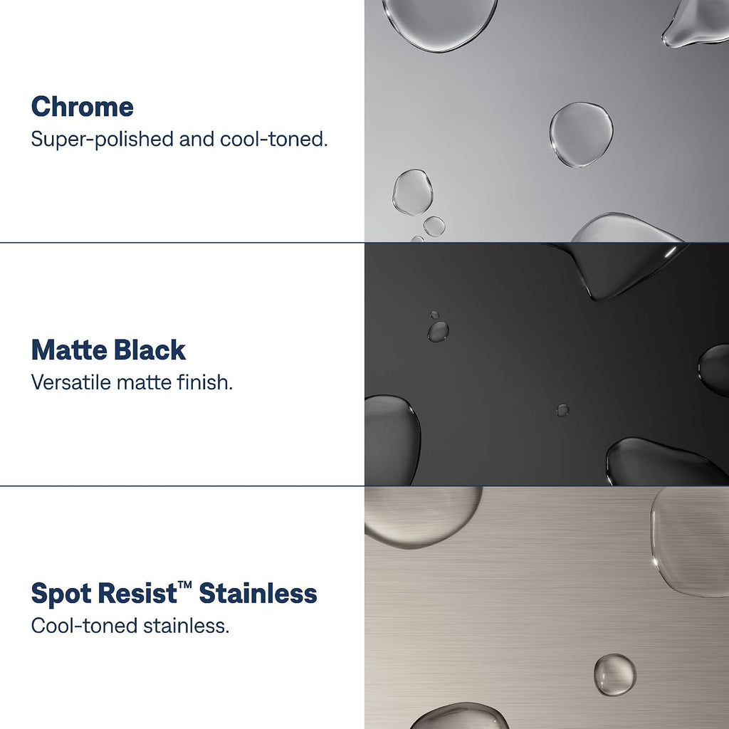 Haelyn Matte Black Kitchen Faucet Featuring Pulldown Sprayer with Power Boost for a Faster Clean, Modern Kitchen