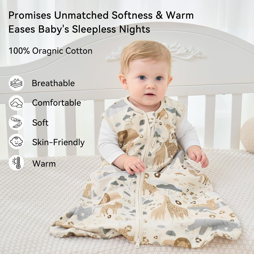 Baby Sleep Sack 100% Organic Cotton 1.0 TOG