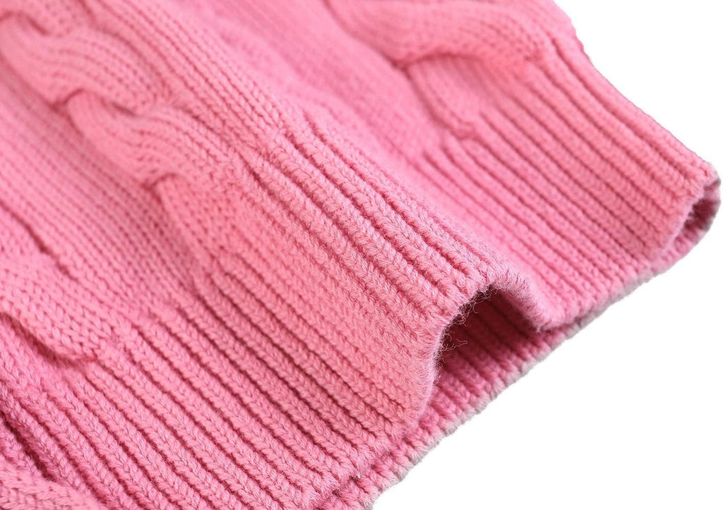 Little Girls Boys Cardigan Toddler Unisex Chunky Cable Knit Cotton Button Up Sweater