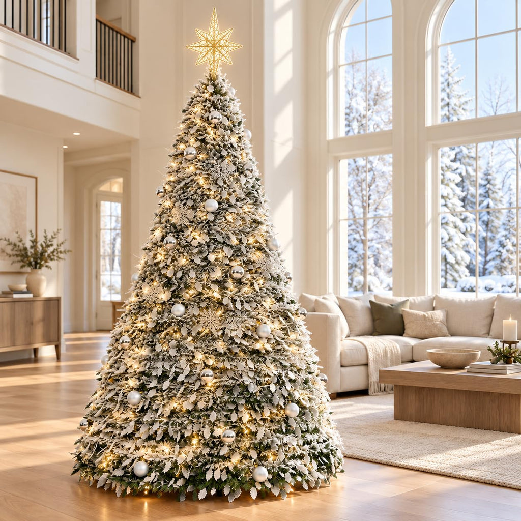 7.5FT Collapsible with Twinkle Lights, Pop Up Xmas Tree