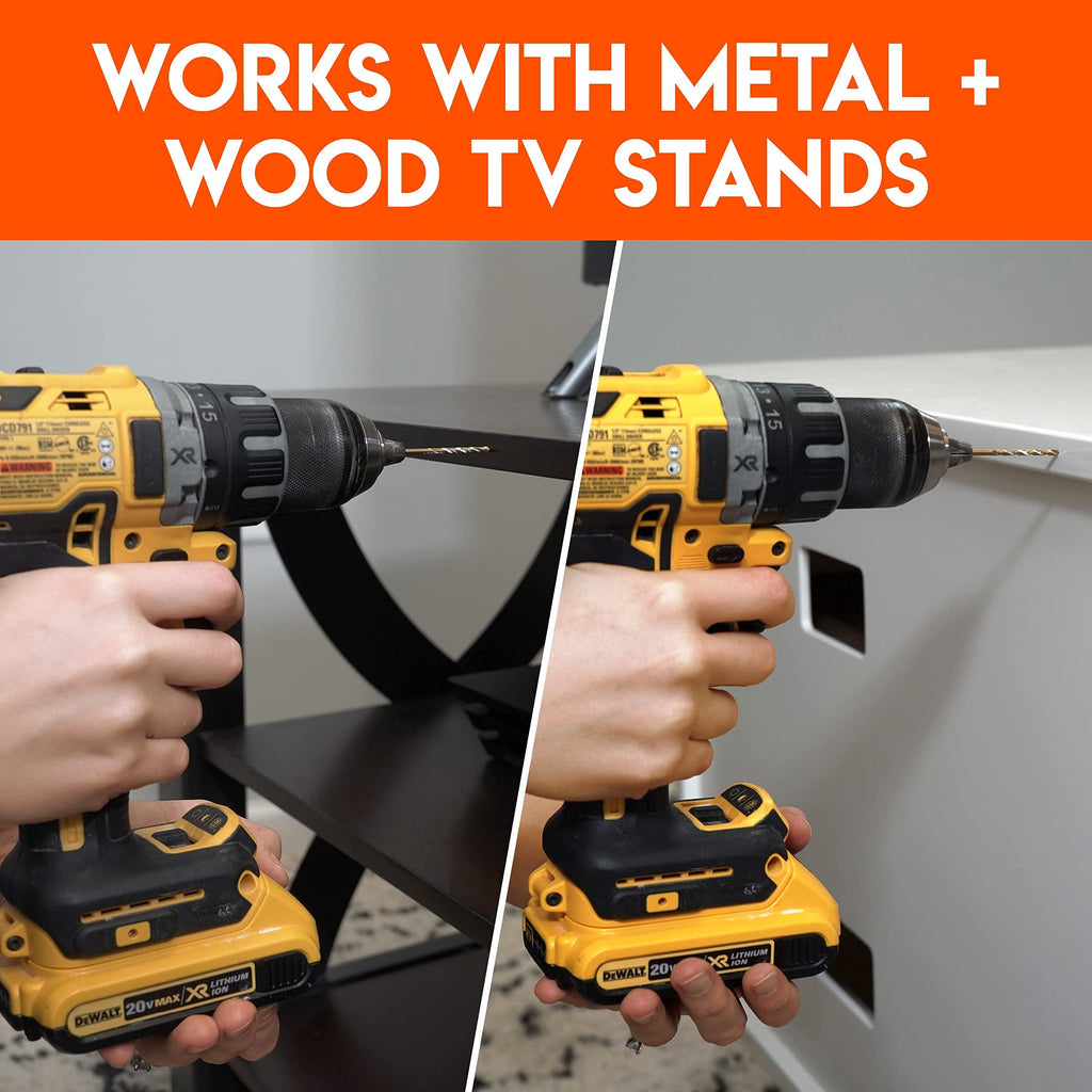 TV Safety Straps for Big TVs - Heavy-Duty Anti-Tip Anchors for TVs Up to 90" - Secure to Wall or Furniture