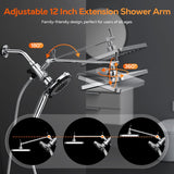 High Pressure Rain Shower Head Combo with Upgrade Magnetic Filtered Detachable Handheld Showerhead (10 Modes)