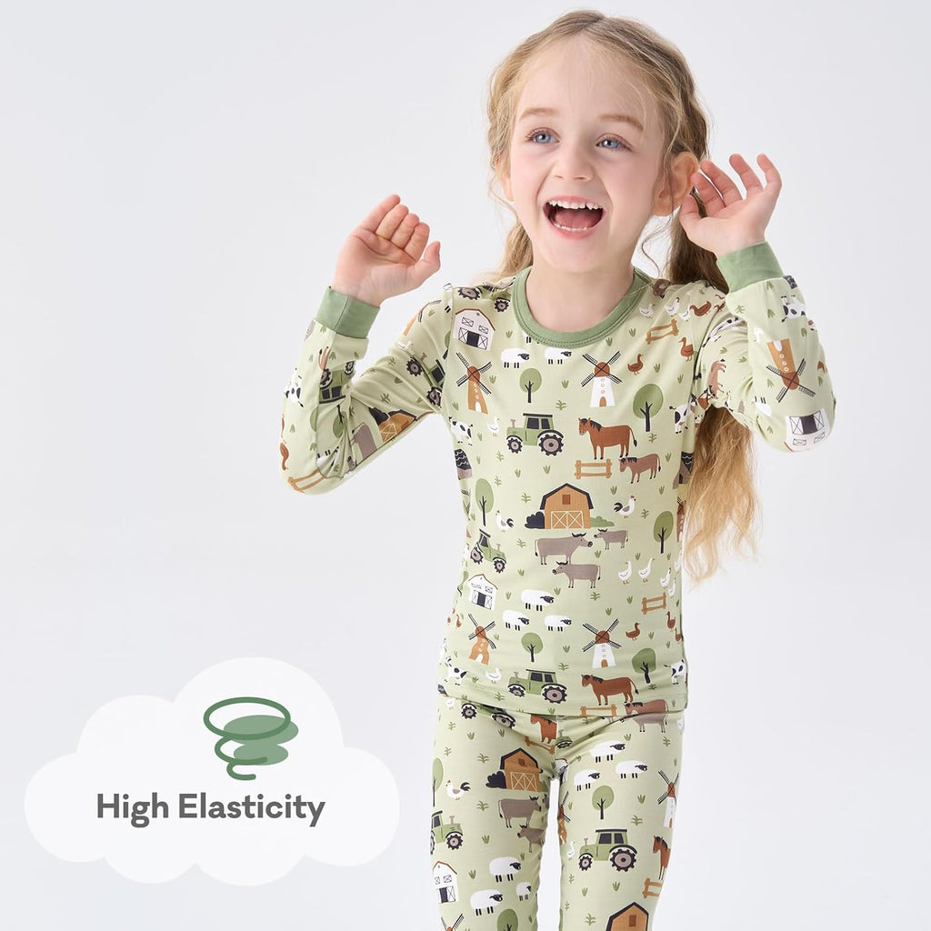 Baby Viscose from Bamboo Pajama Set Toddler Boy Sleepwear 12M