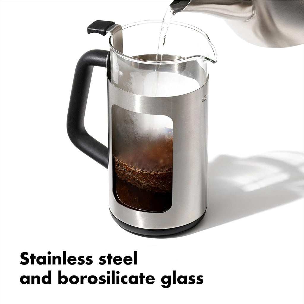 Brew Stainless Steel French Press Coffee Maker - 32oz