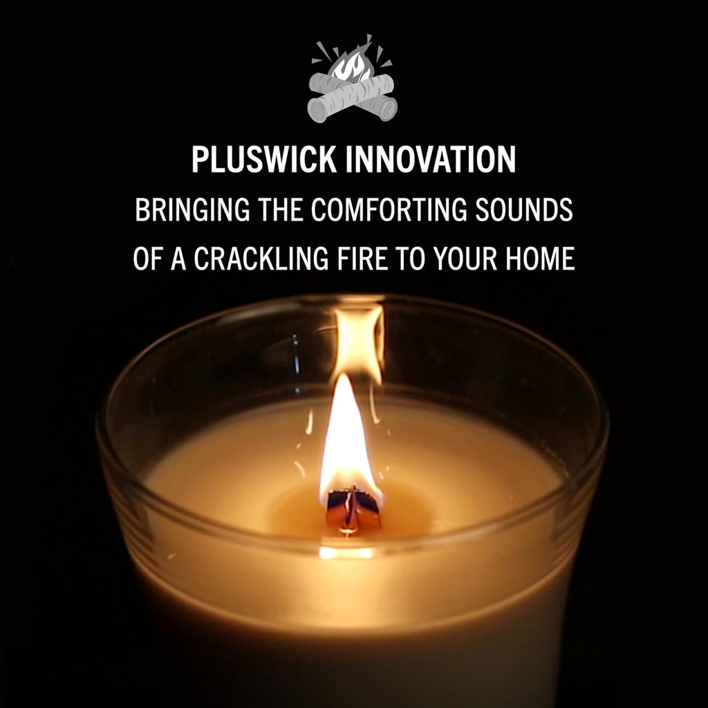 Scented Candle with Crackling Wick | Golden Bourbon Large Hourglass Candle | Long Burning Candles: Up to 130 Hours |