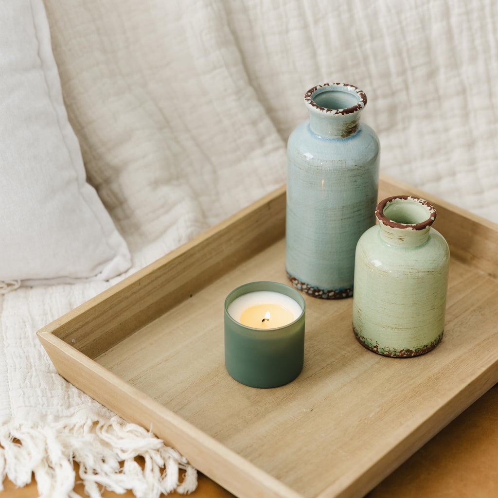 Dignity Series Evergreen & Eucalyptus Bourbon Scented Candle