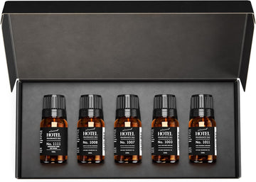 AirScent Hotel Diffuser Oil Gift Set - Most Popular 5-Star Hotel Scents | 5 Pack - 10 mL, 0.34 fl oz Fragrance Oil