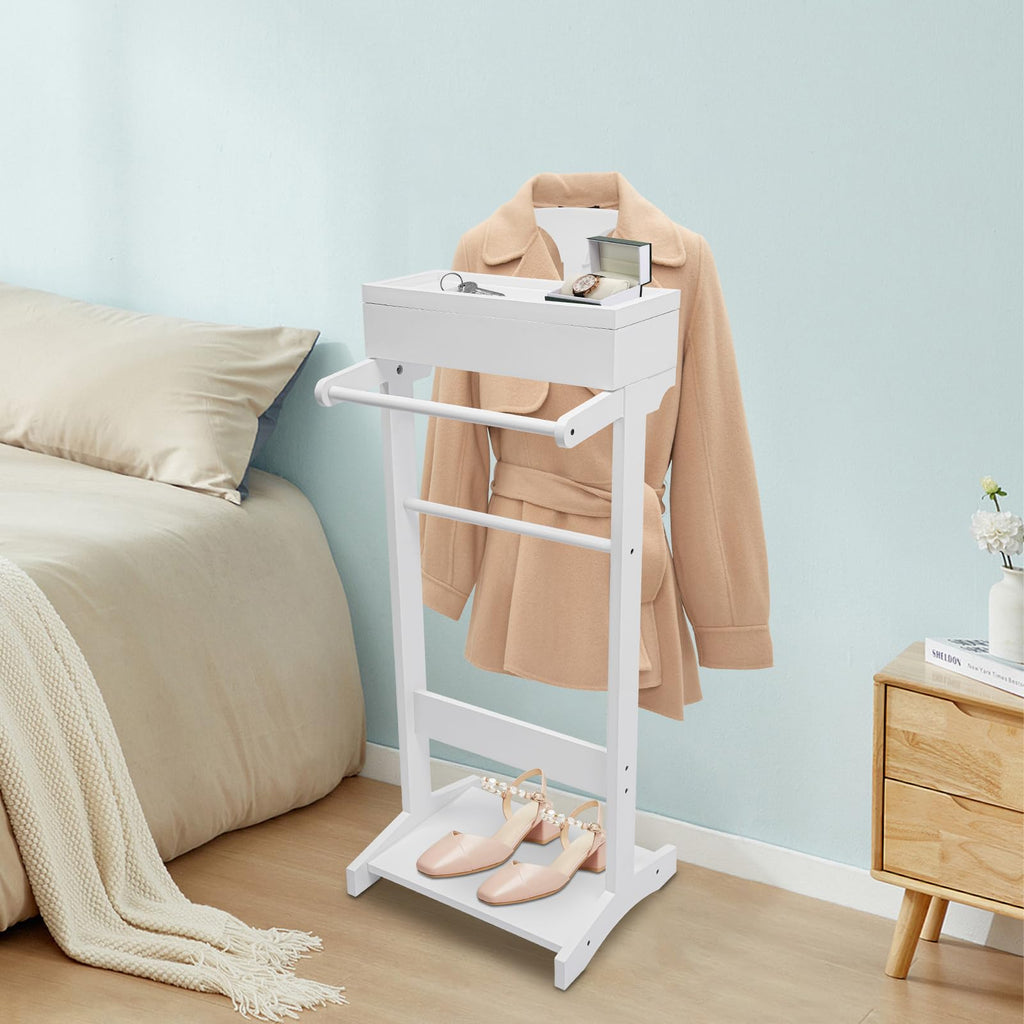 Suit Valet Stand for Men and Women Clothing Valet Suit Rack Stand