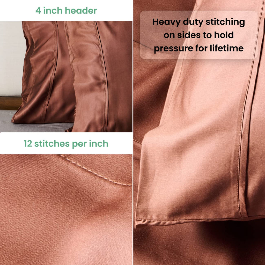 Certified 100% Tencel Eucalyptus California King Lyocell Sheets|4 Piece Set|Sateen Weave|True Carbon Zero|Gentle to