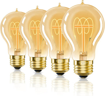 Dimmable E26 LED A19 Vintage LED Edison Bulbs 40 Watt Equivalent