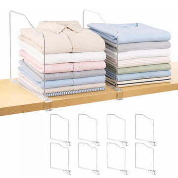 12" Extra Tall x 11.7" Deep Shelf Dividers, 12 Pack