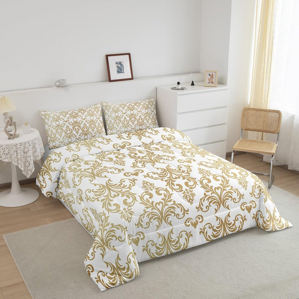 Jacquard Bedding Set King Size for Teens Adults