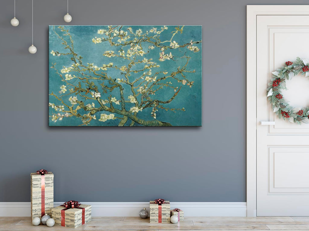 Almond Blossom by Vincent Van Gogh Canvas Wall Art Large Modern Floral Painting Print Decor Famous Flowers Artwork