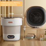 Portable Washing Machine,Mini Washer -20L Upgraded With Spin Basket,Small Clothes Folding Washing Machine Of Underwear