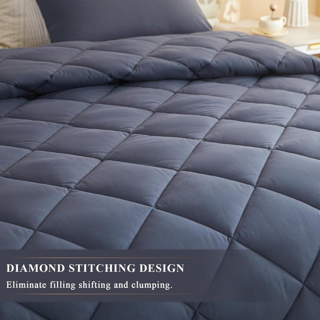 128x120 Oversized King Comforter, Extra Large King Size Comforter Oversized, All Season Soft Lightweight Quilt Down