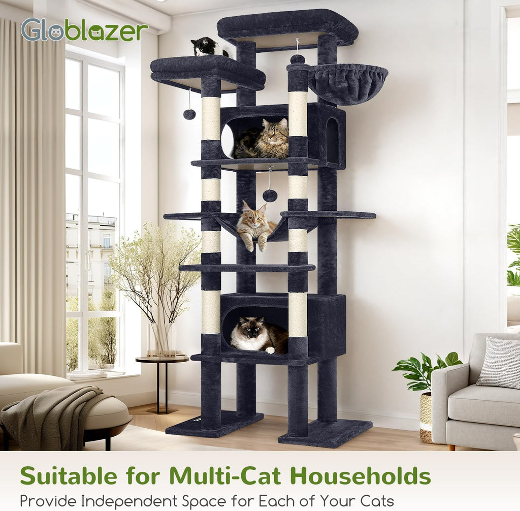Giant Tall Heavy Duty Cat Tower for Indoor Large Cats